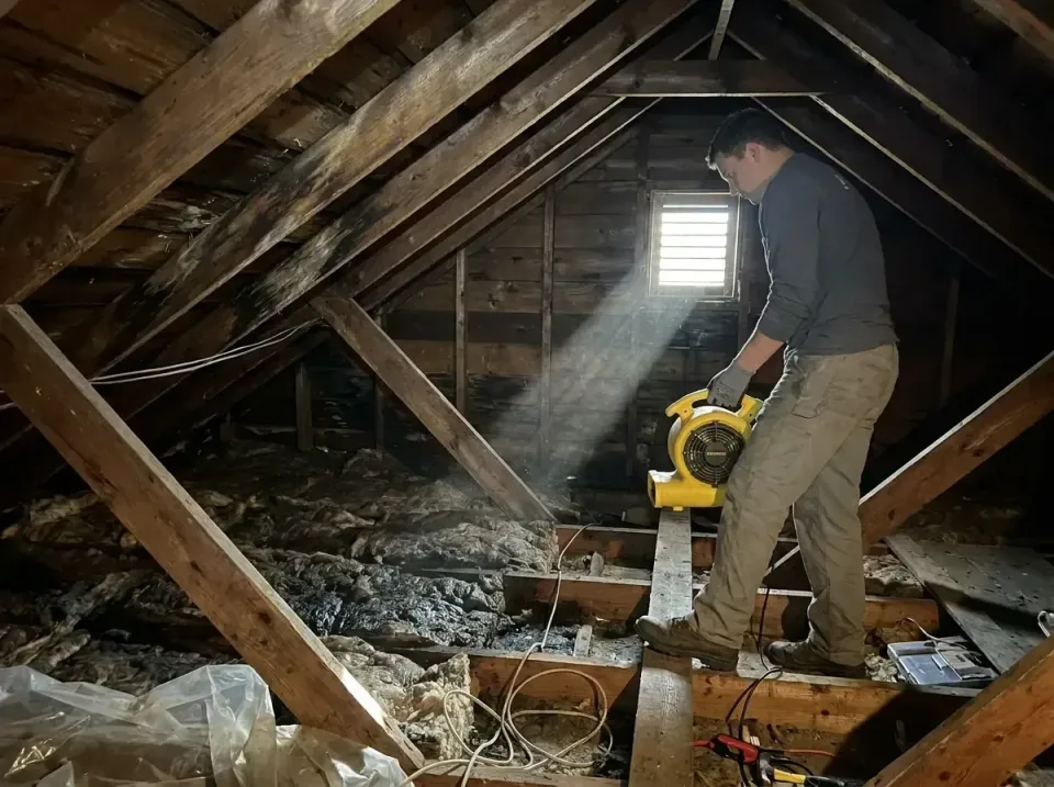 attic-water-damage-drying-proc-007 — frequently asked questions, Emergency Water Extraction & 24/7 Flood Response in Hamlin,…